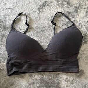 Jockey Black Seamless Padded Bralette with Adjustable Straps